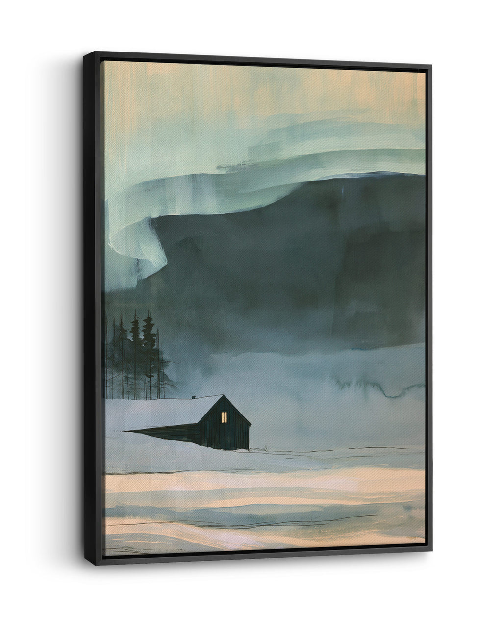 Aurora borealis-canvas