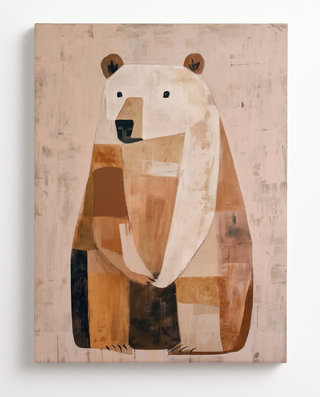 Den blyga björnen-canvas