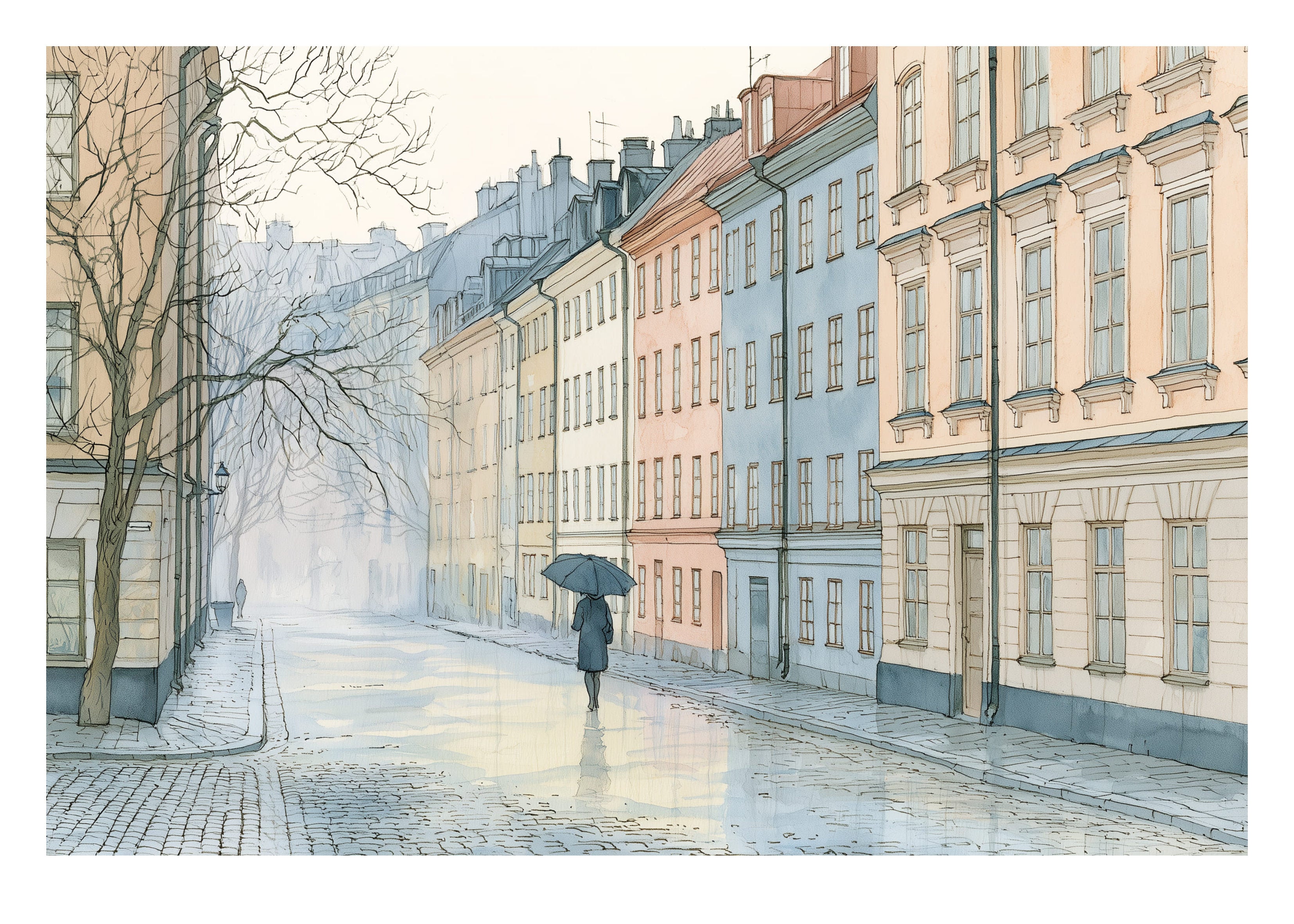 Det regnar i Stockholm