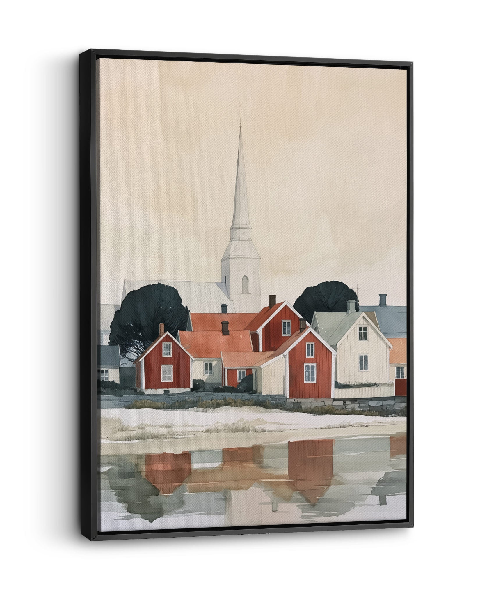 Kyrkbyn No. 1-canvas