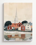 Kyrkbyn No. 1-canvas