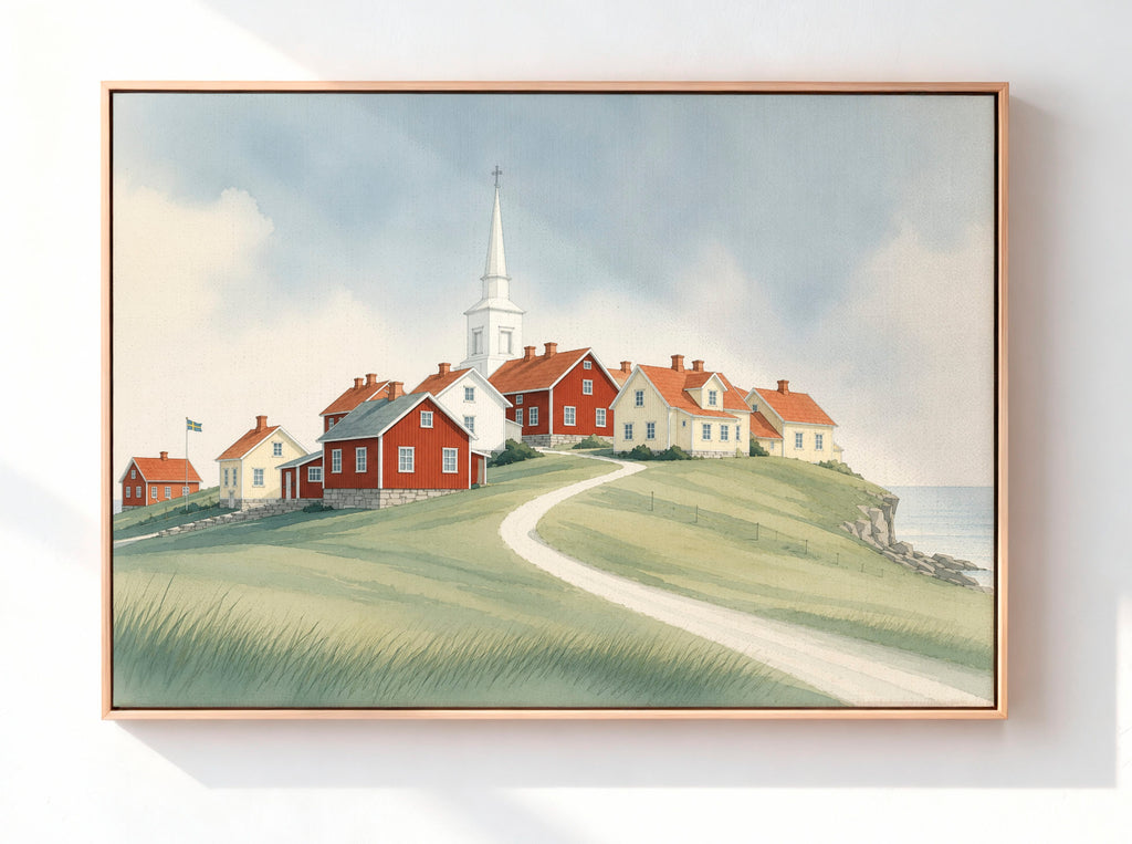 Kyrkbyn No. 3-canvas