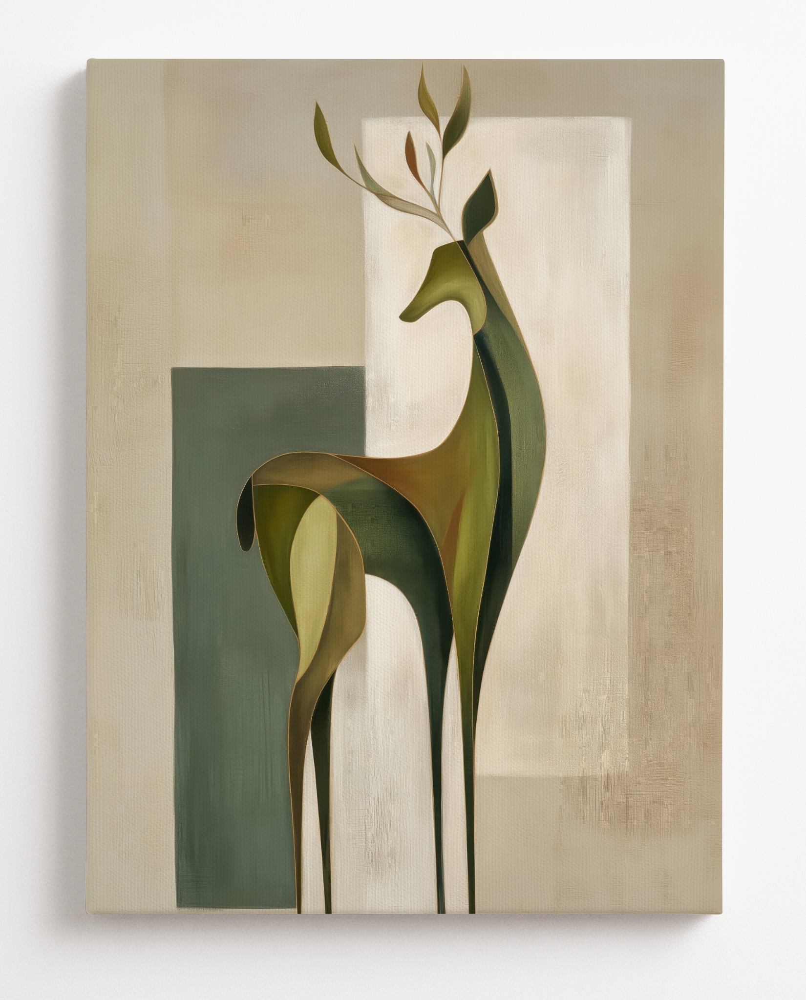 Rådjur av skog-canvas