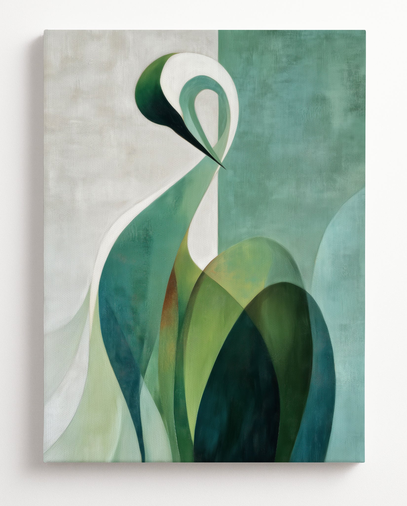 Vilande trana-canvas