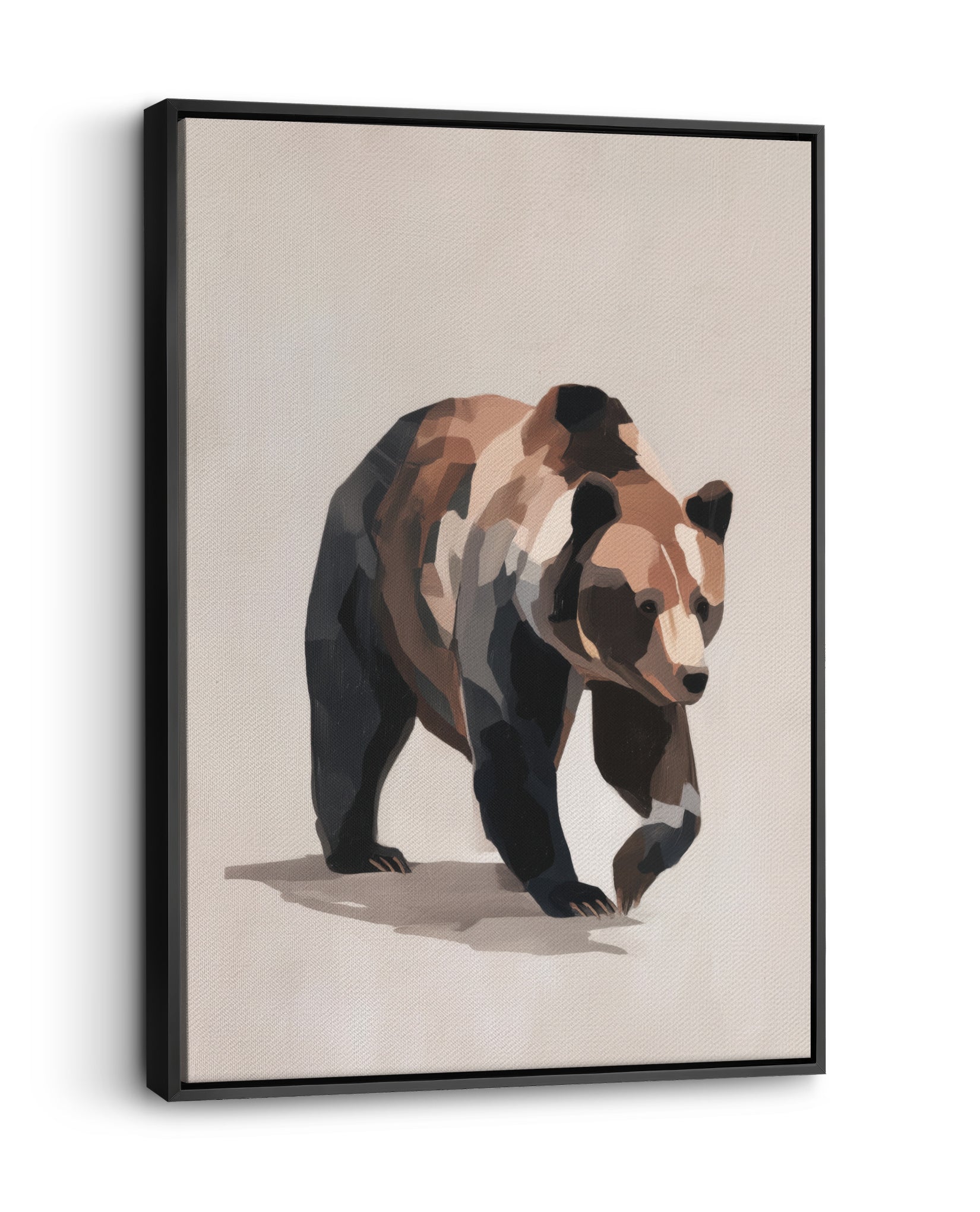 Brunbjörn-canvas