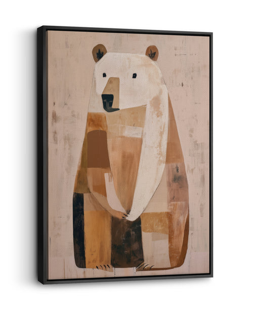 Den blyga björnen-canvas